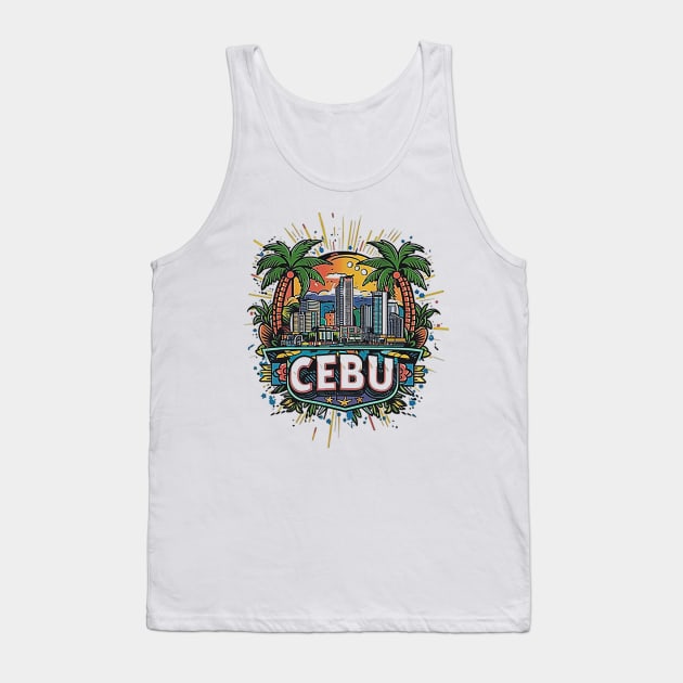 Cebu City Philippines Tank Top by likbatonboot